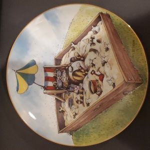 The Danbury Mint Time Out Comical Cats Collector Plate